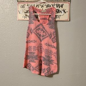 Tribal print tank top